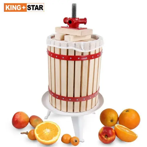 6L (1.6 Gallon)Fruit & Wine Wooden Press