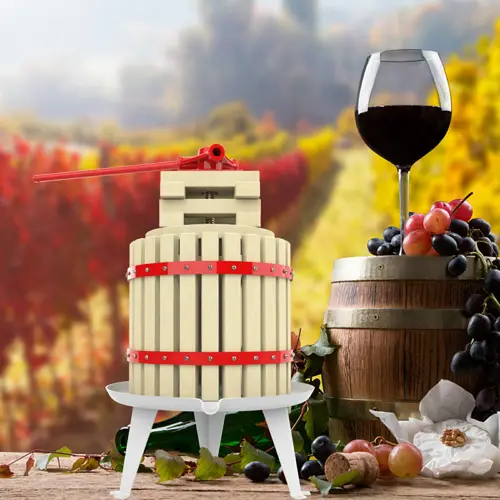 12L (3.2Gallon)Fruit & Wine Wooden Press