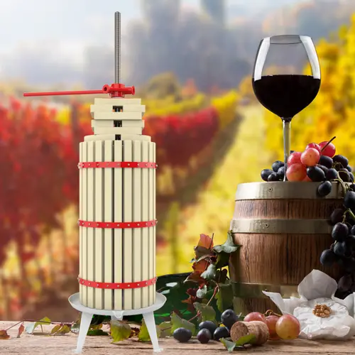 30L (7.9Gallon)Fruit & Wine Wooden Press