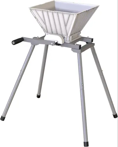 7L Manual Fruit & Apple Crusher With Plastic Hooper & Metal Stand